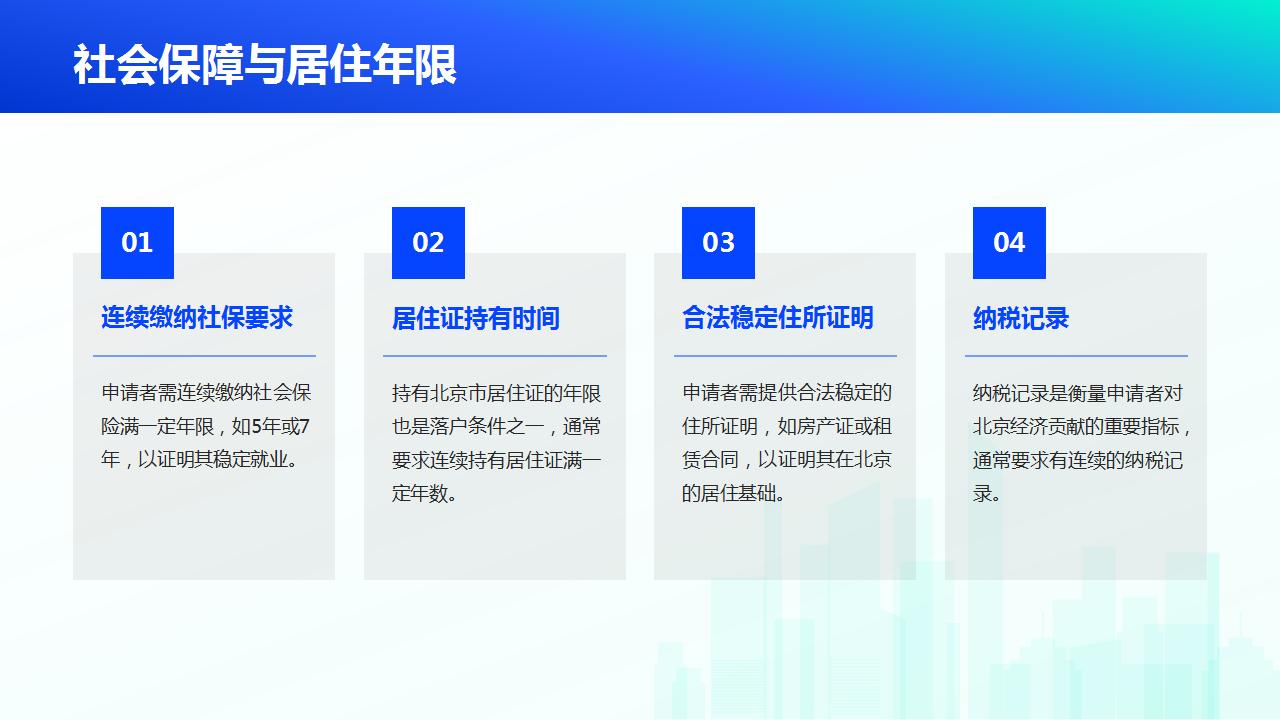 北京积分落户政策的关键内容简介